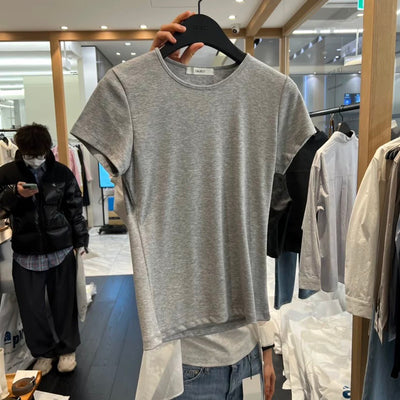 Korean APM Collection Slim Strech Tshirt-6 Colors (Instock)