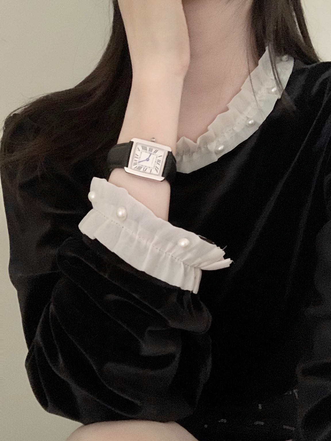 Kelly Designs Velvet Ruffle Trim Top(Instock)