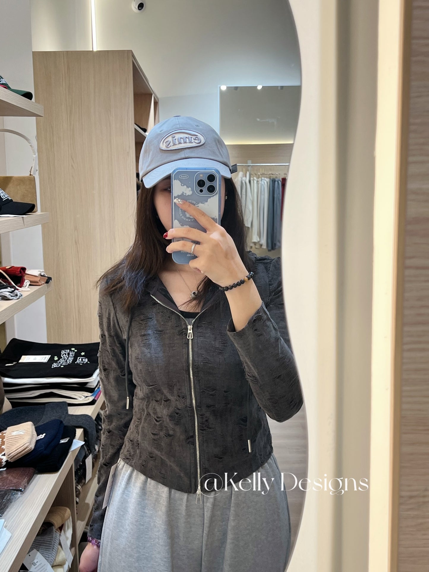 Kelly Designs Gray Casual Jacket (Instock)