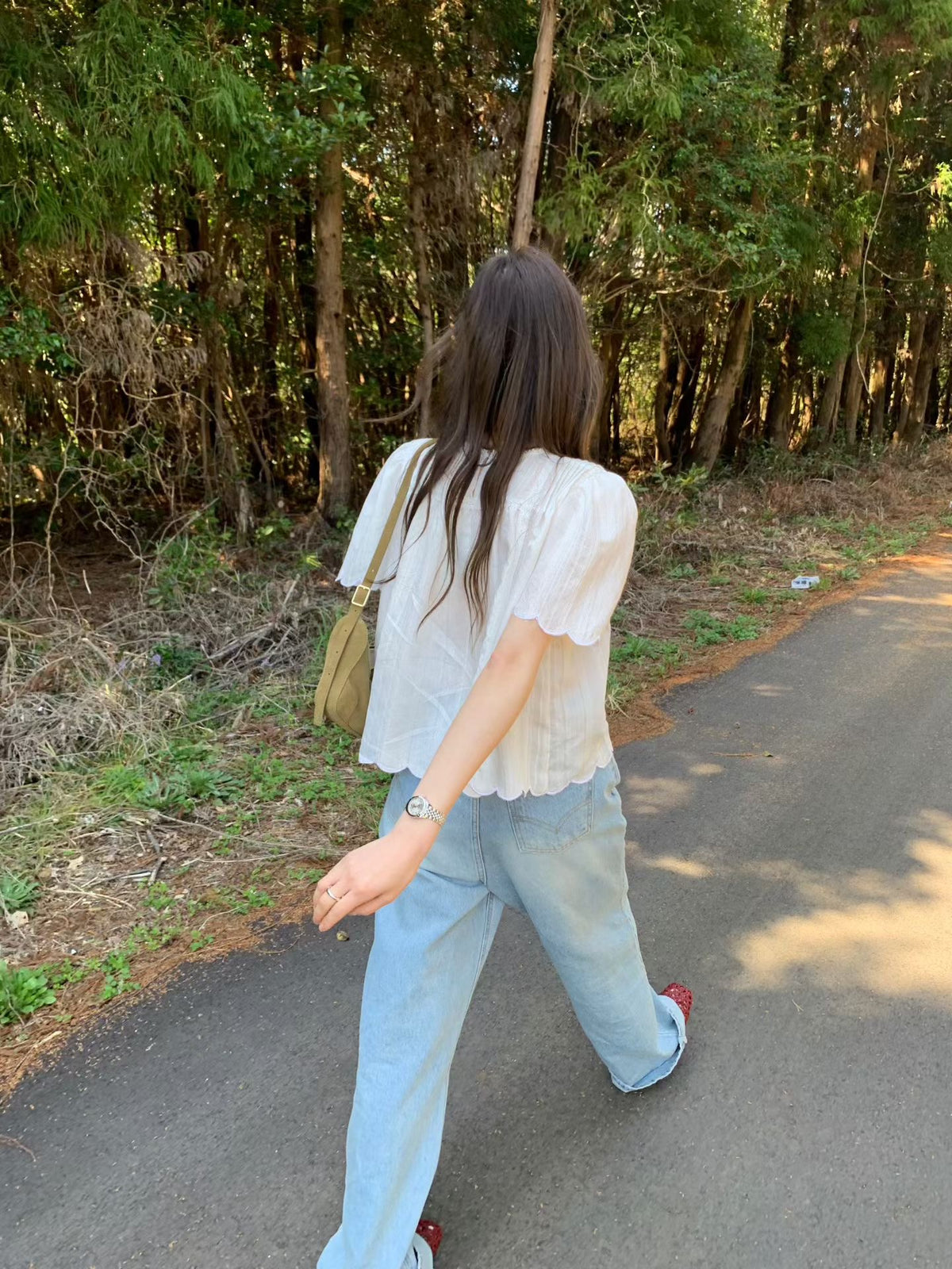 Korean APM Collection Light Wash Wide Leg Jeans (Instock)