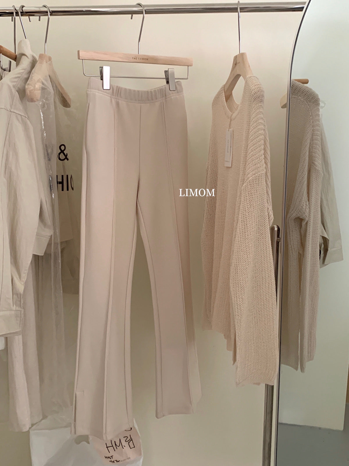 Kelly Designs Beige Flare Pants (Instock)