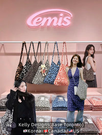 EMIS Eco Bag Collection – Leopard & Paisley (Preorder)