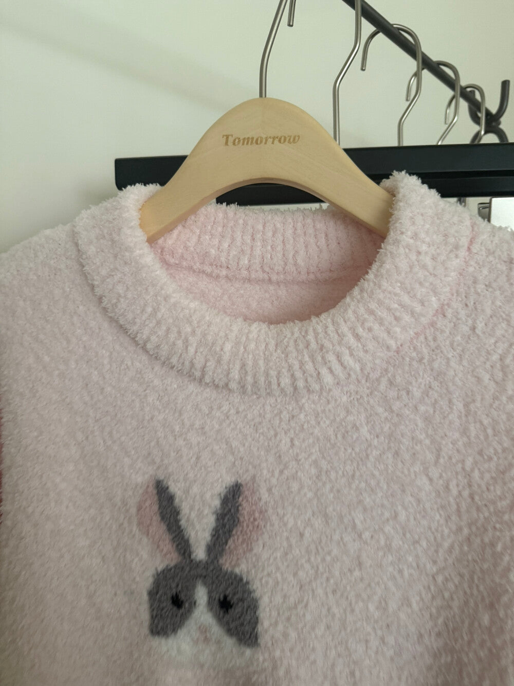 Kelly Designs Ultra-Soft Pink Bunny Fleece Pajama Set – Cozy Top & Pants (2-Piece Set) (Instock)