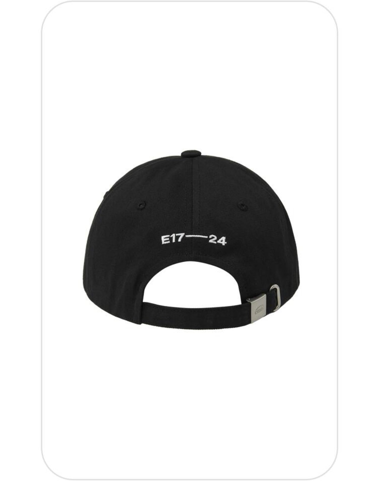 EMIS LAYERED LOGO BALL CAP-BLACK (Instock)