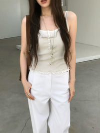 Korean APM Collection U Neck Cami Top-4 Colors (Instock)