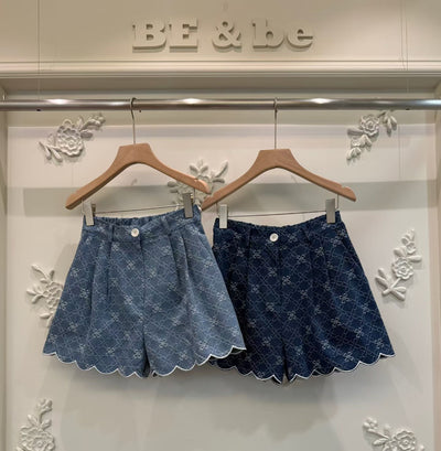 Korean APM Collection Half Elasticty Shorts- 2 Colors(Instock)