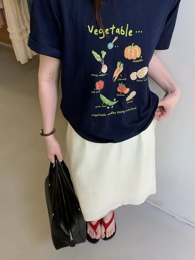 Kelly Designs Vegetable Tshirt- 2 Colors (Instock)