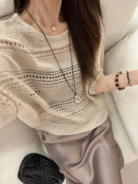 Kelly Designs French Chic Loose Knit Sweater（Instock)