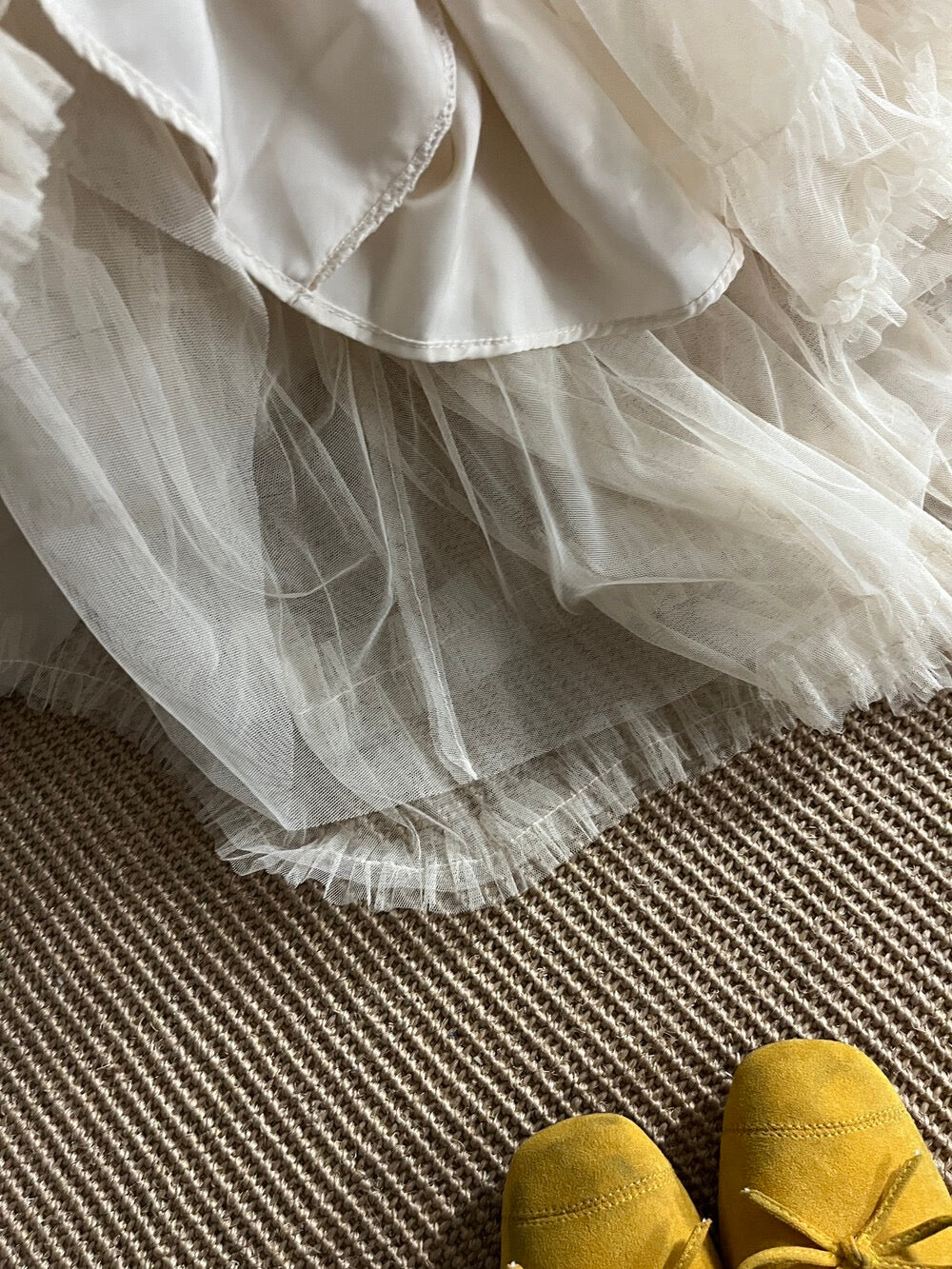 Kelly Designs Layer Beige Skirt & Top (Instock)