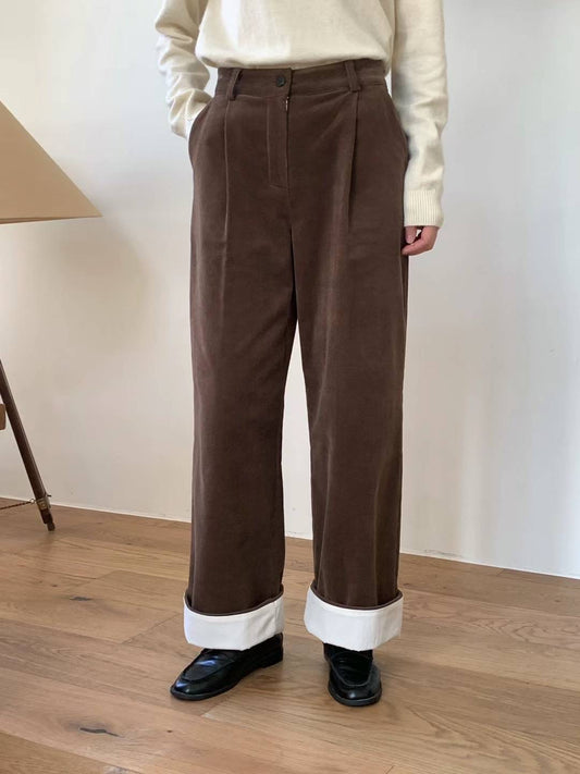 Korean APM Collection Napping Brown Pants (Instock)