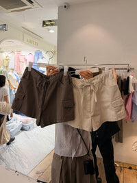 Korean APM Collection Casual Elastic waist Shorts - 2 Colors (Instock)
