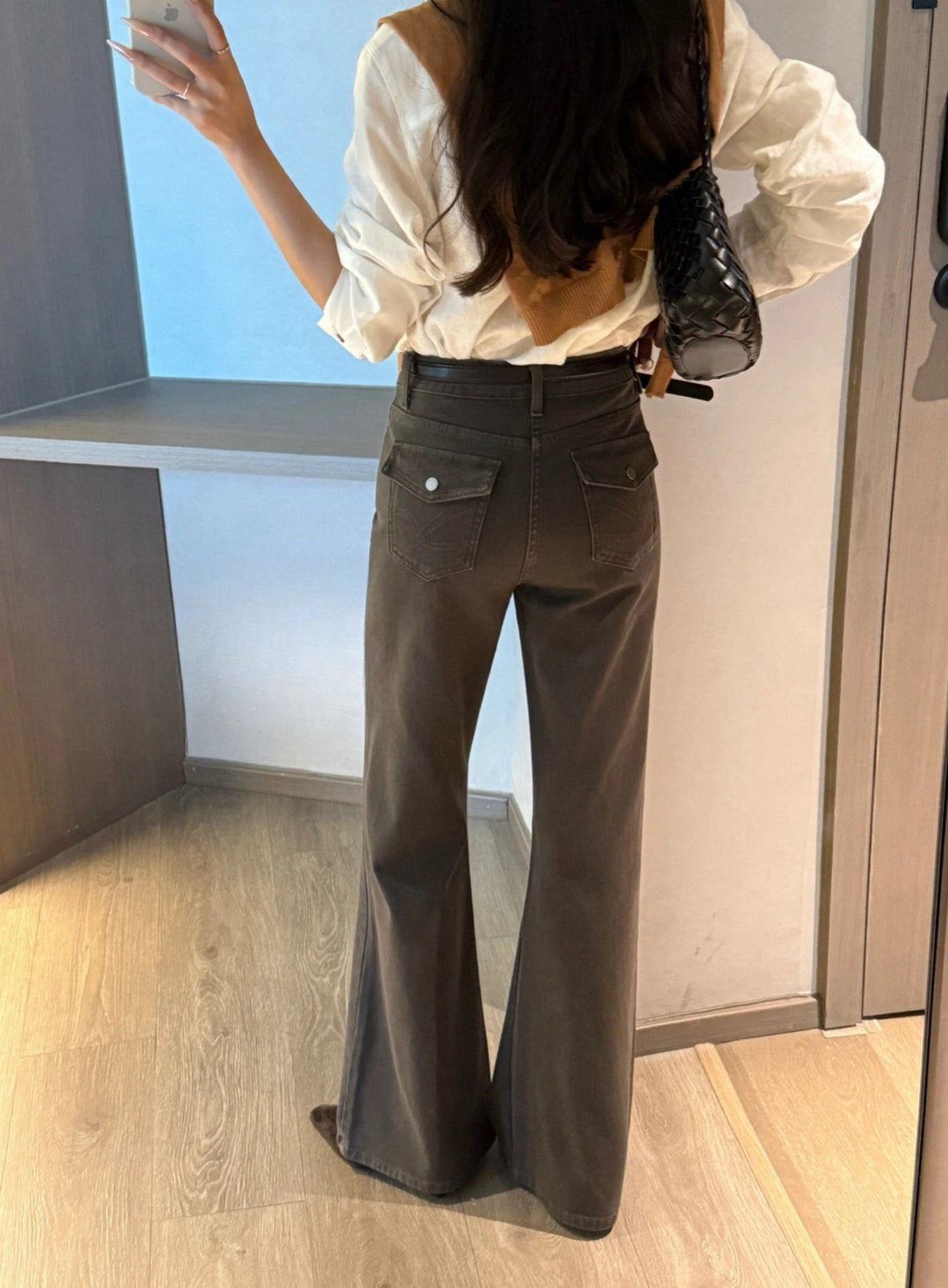 Kelly Designs Vintage Wash Flared Jeans (Instock)