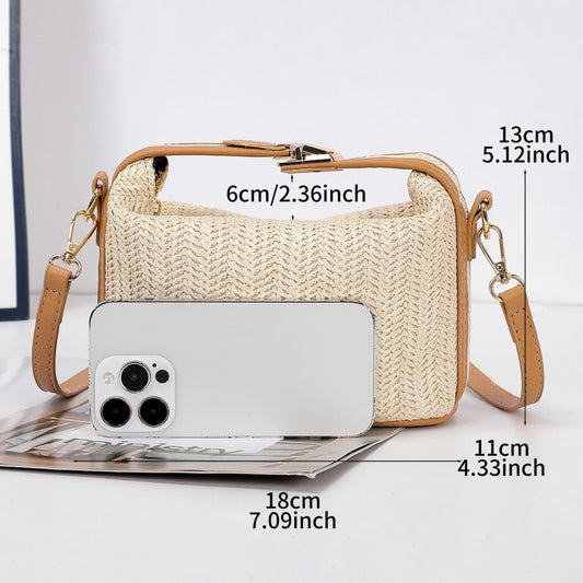 Kelly Designs Minimalist Summer Woven Shoulder Bag(Instock)