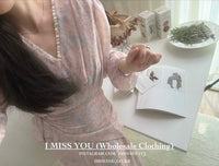 Korean APM Collection I Miss You Pink Dress (Instock)