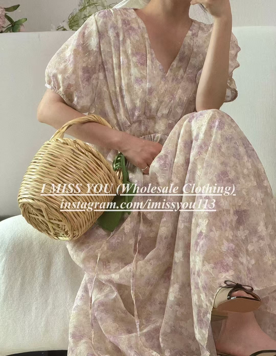 Korean APM Collection I Miss You Yellow Dress (Instock)