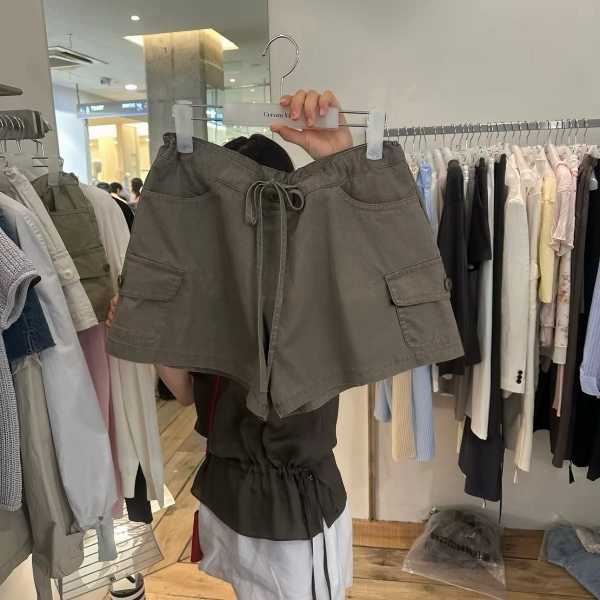 Korean APM Collection Casual Elastic waist Shorts - 2 Colors (Instock)