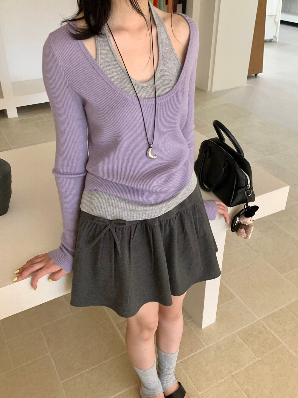 Kelly Designs 3 Colors Fake 2pcs Top (Instock)