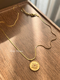 Kelly Designs Golden Color Necklace (Instock)
