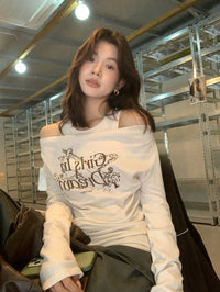 Kelly Designs Girls In Dream Cold Shoulder Long Sleeve Top (Instock)