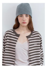 Korean Collection | Rola Rola Stripe Knit Cardigan (Instock)