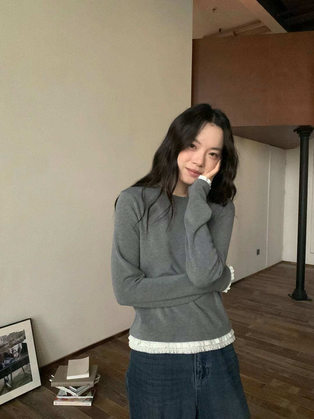 Kelly Designs Lace Layer Three Color Inner Top (Instock)