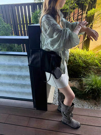 Kelly Designs Vintage Buckle Strap Mid-Calf Boots (Instock)
