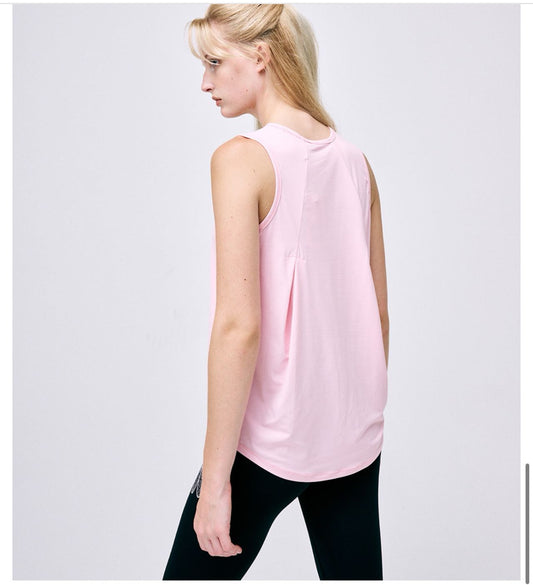 Mardi Mercredi Airlift Sleeveless tank top flower Mardi Light Pink Ivory(Instock)