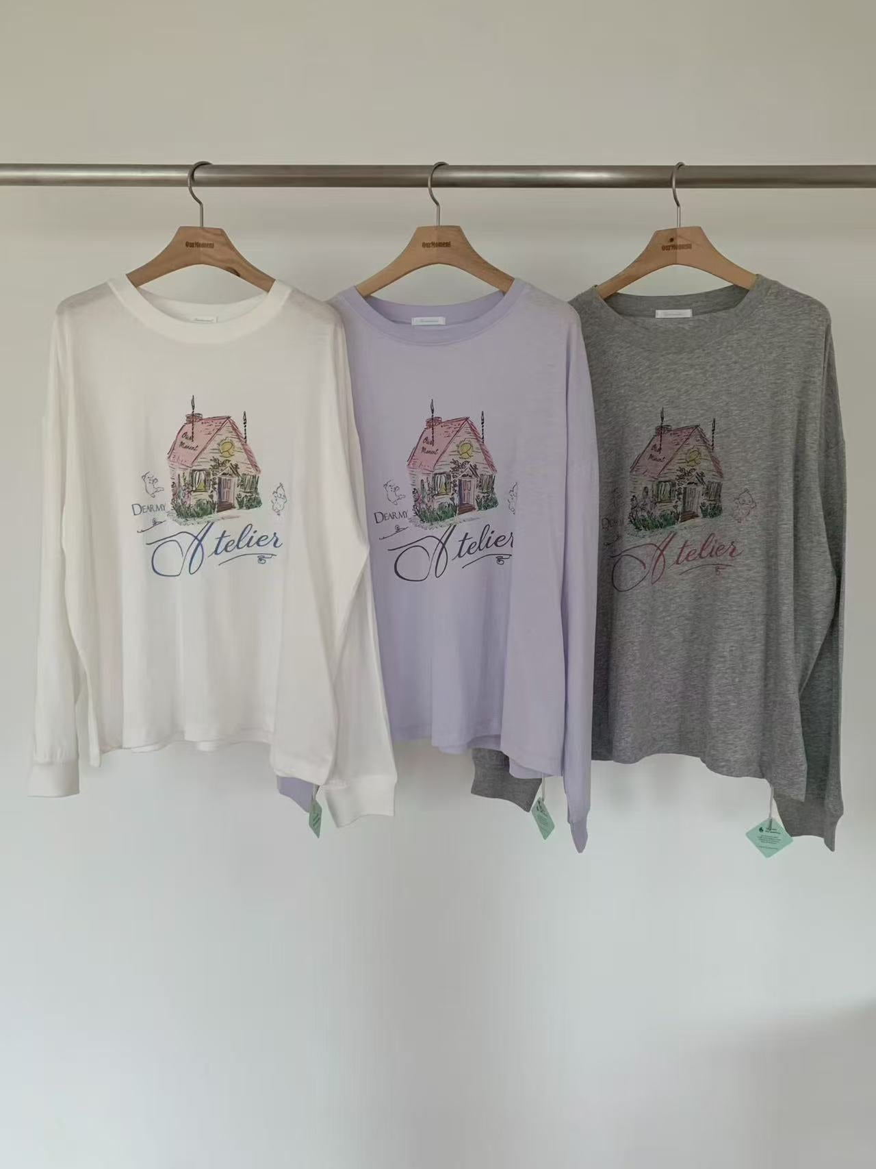 Korean APM Collection Sun Cover Long Sleeves Top-3 Colors (Instock)