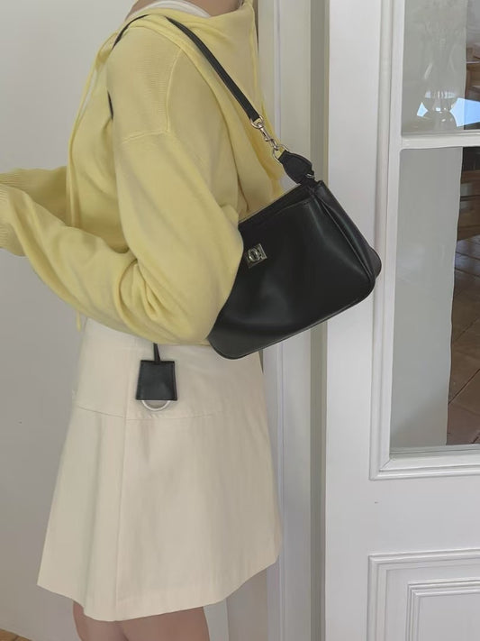 Korean APM Collection Leather Black Bag (Instock)