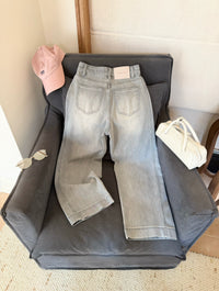 Kelly Designs Soft Grey Casual Jeans (Instock)