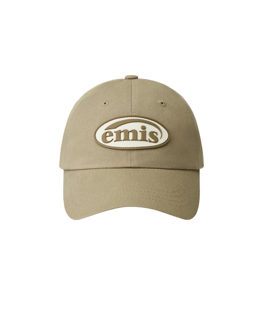 EMIS RUBBER PATCH BALL CAP-BEIGE (Instock)