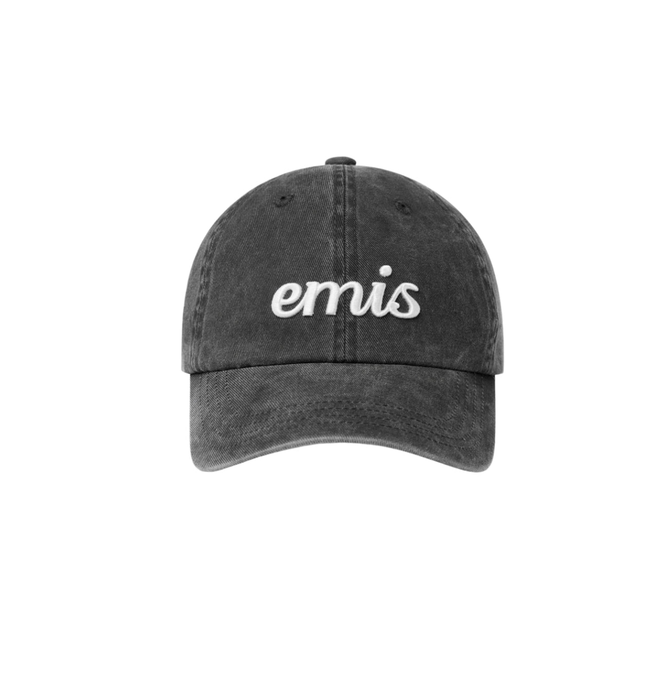 EMIS VINTAGE PIGMENT BALL CAP-BLACK (Preorder)