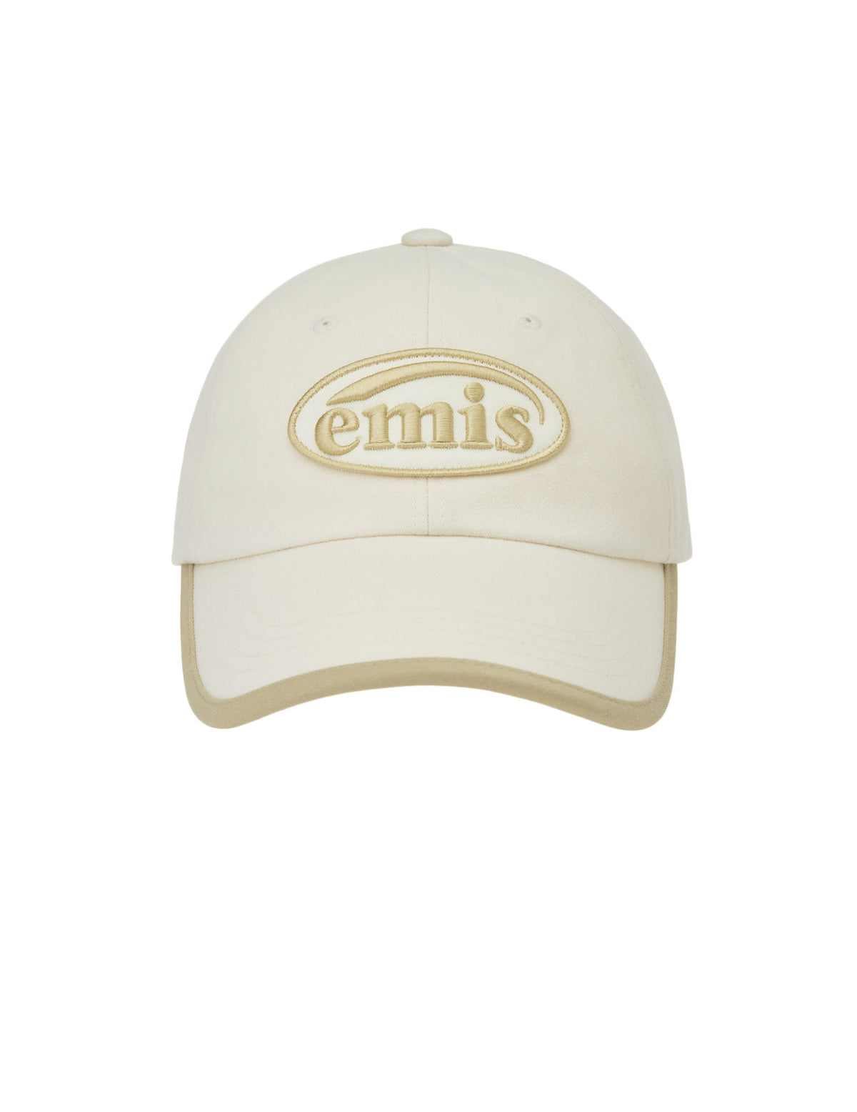 EMIS BEIGE TRIMMING BALL CAP-CREAM (Instock)