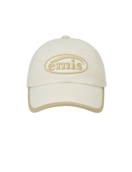EMIS BEIGE TRIMMING BALL CAP-CREAM (Preorder)