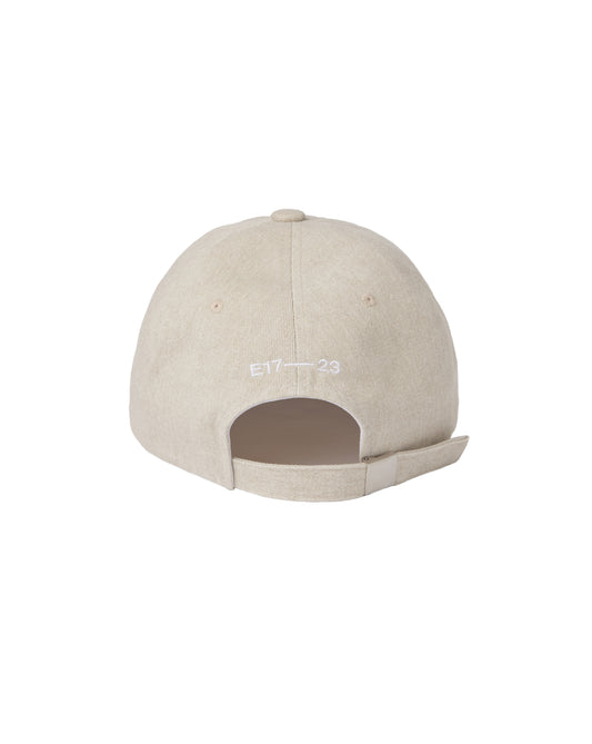 EMIS NEW LOGO PIGMENT BALL CAP-BEIGE(Preorder)