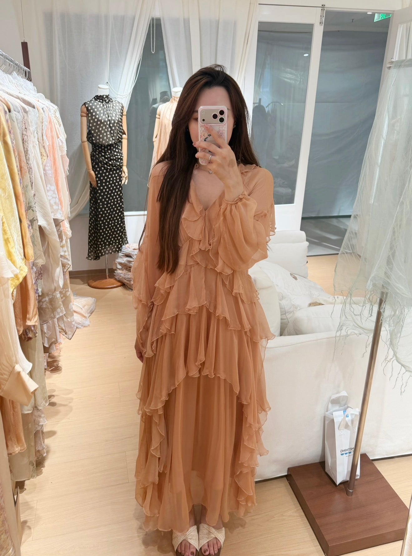 Kelly Designs Luxury 100% Silk Maxi Dress (Instock)