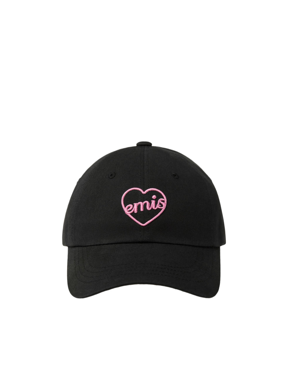 EMIS HEART BALL CAP-BLACK/PINK (Instock)