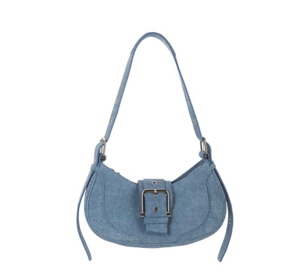 Korean Collection OSOI HOBO BROCLE [DENIM BLUE](Preorder)