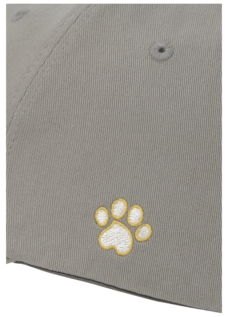 EMIS FOOT PRINT BALL CAP-GRAY(Instock）