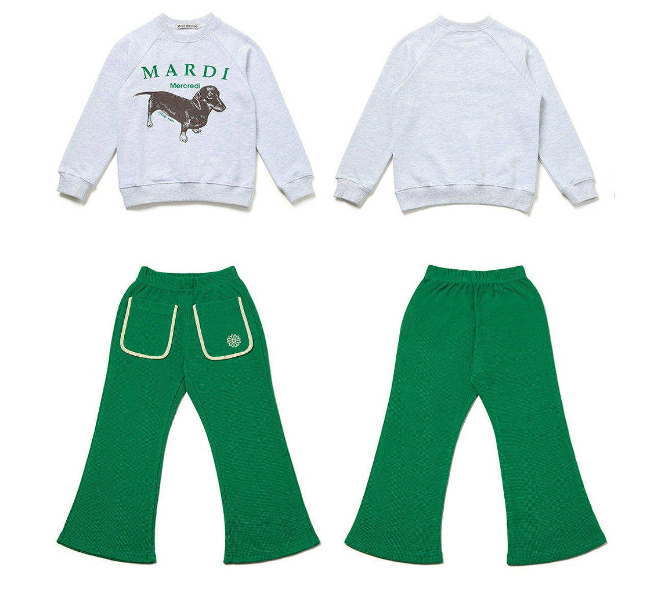 Mardi Mercredi Kids Sweatshirt Setup DDANJI_Heather(Preorder)