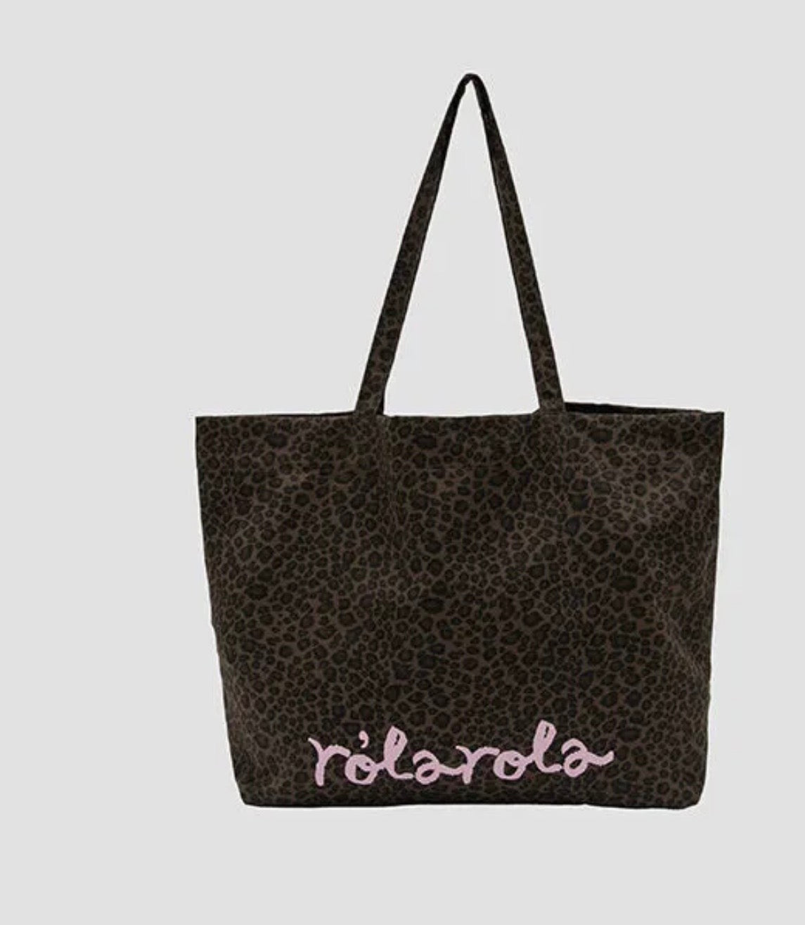 Korean Collection Rolarola MAISON DE ROLA LEOPARD SHOULDER BAG BEIGE (Instock)