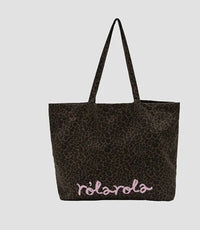 Korean Collection Rolarola MAISON DE ROLA LEOPARD SHOULDER BAG BEIGE (Instock)