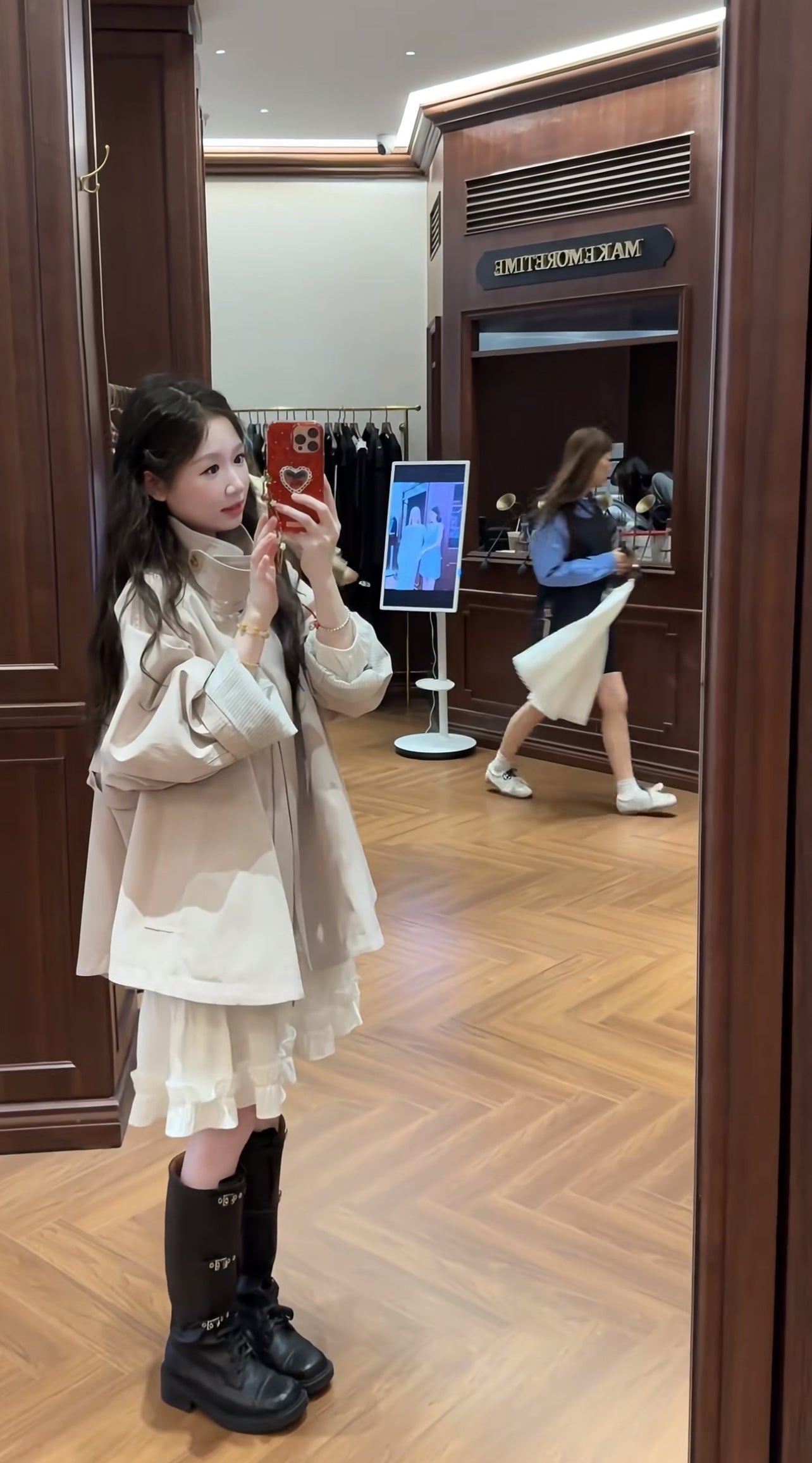 Kelly Designs Oversize Two Colors Cape Trench Coat (Instock)