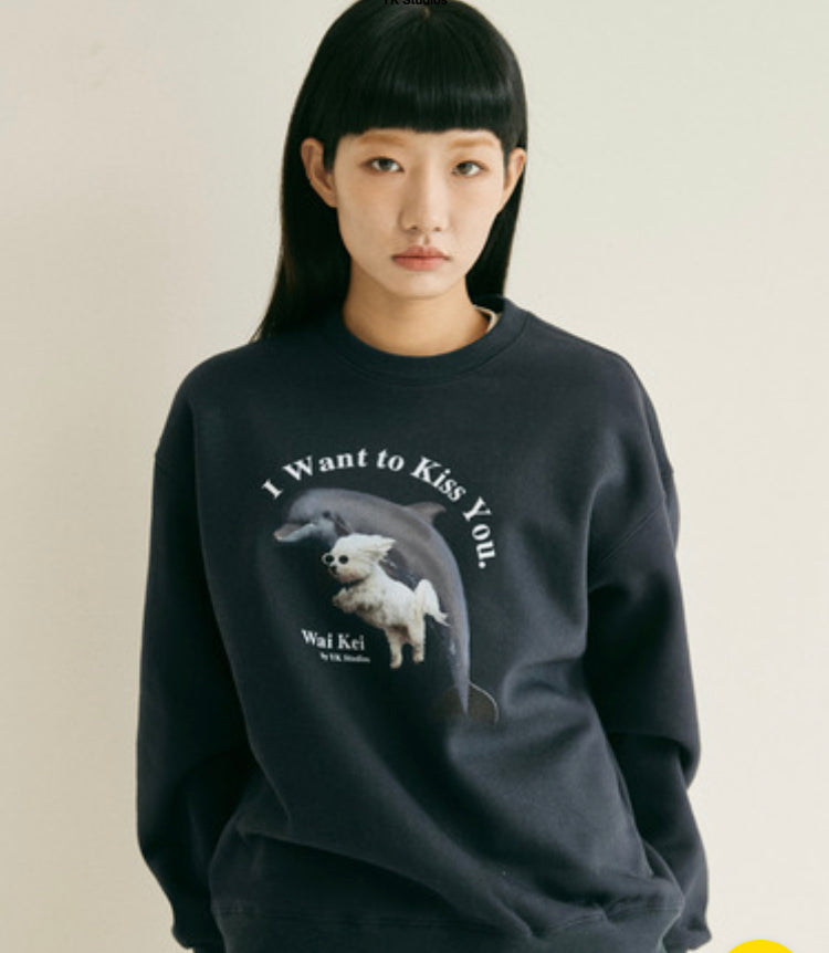 Waikei Dophne Sweatshirt_Black(Preorder)