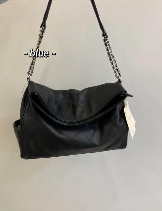 Kelly Designs Leather Black Handle Bag (Instock)