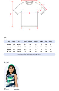 Mardi Mercredi KIDS TSHIRT FLOWERMARDI_NAVY CREAM(Preorder)