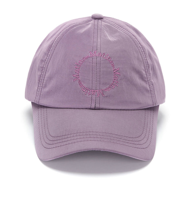 Matin Kim Crisp Logo Ball Cap Purple(Preorder)