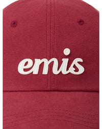 EMIS APPLIQUE BALL CAP-RED (Preorder）
