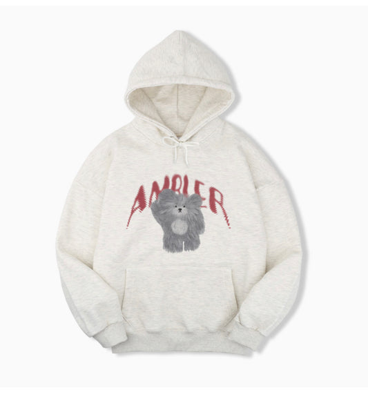 Ambler Furry doll Oatmeal Hoodie(Preorder)