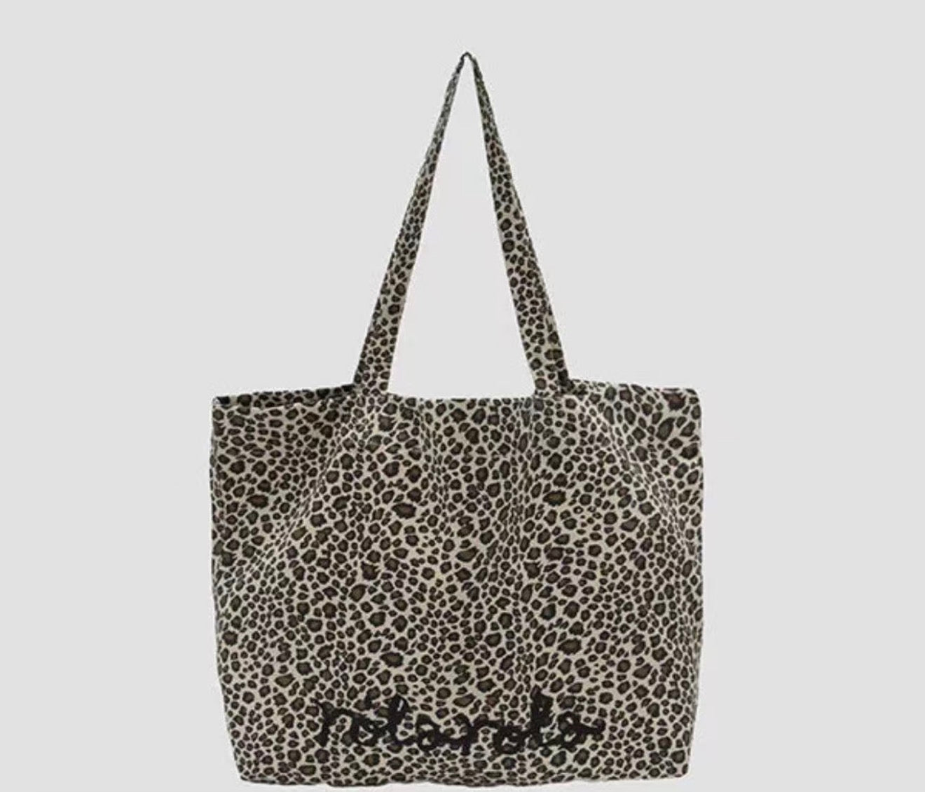 Korean Collection Rolarola MAISON DE ROLA LEOPARD SHOULDER BAG BEIGE (Instock)